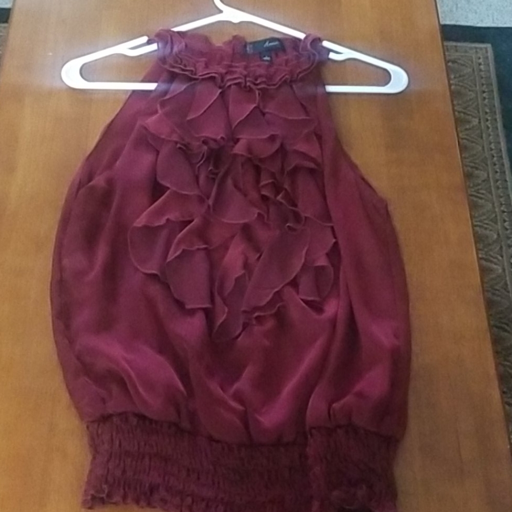 Heart Soul Junior's red ruffled halter top